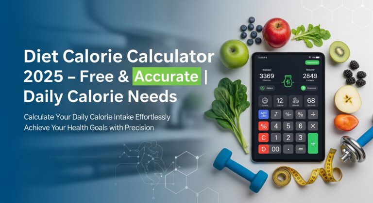 Diet Calorie Calculator 2025 Free & Accurate Daily Calorie Needs