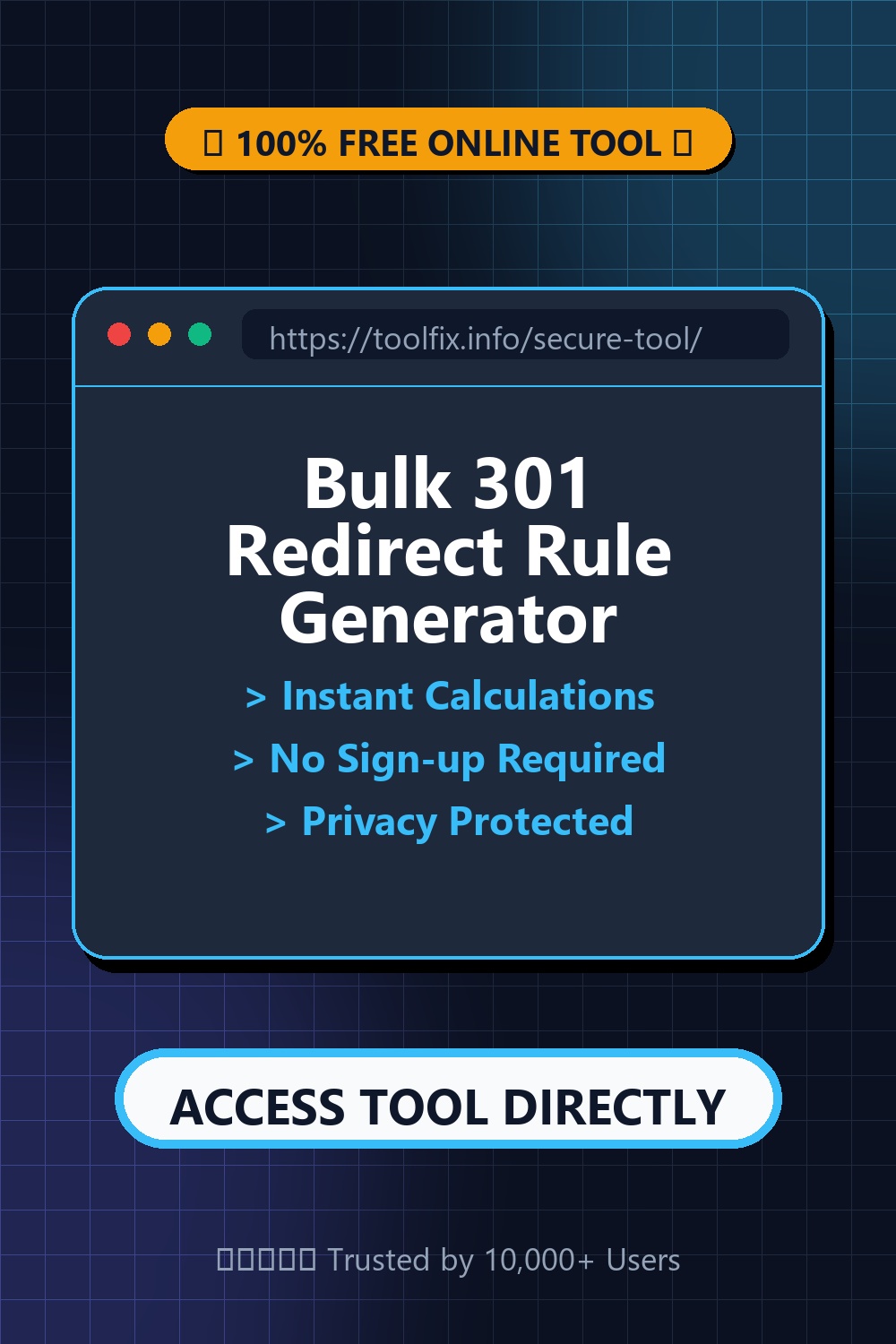 Bulk 301 Redirect Rule Generator 1 Bulk 301 Redirect Rule Generator Premium Tool