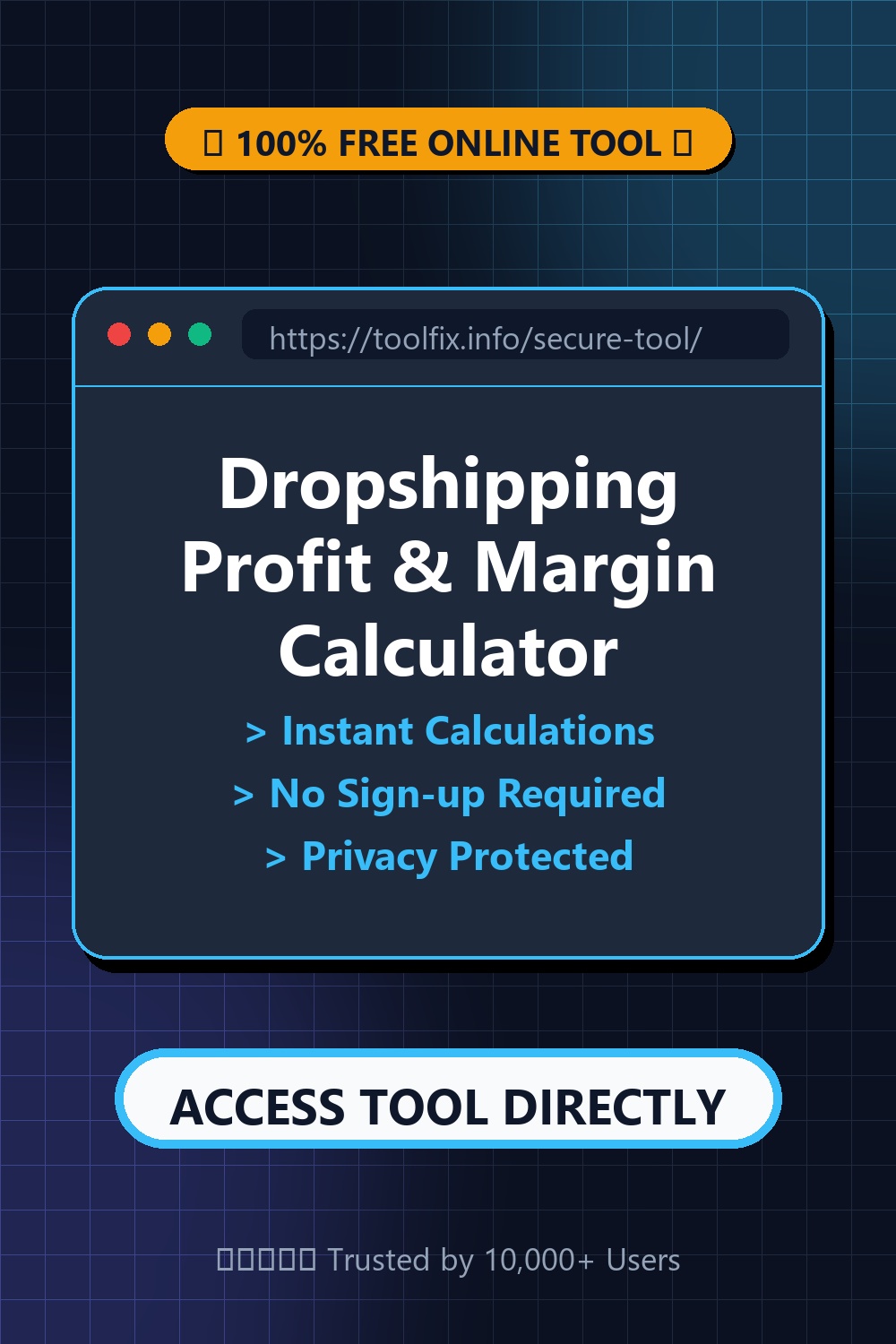 Dropshipping Profit & Margin Calculator 1 Dropshipping Profit & Margin Calculator Premium Tool